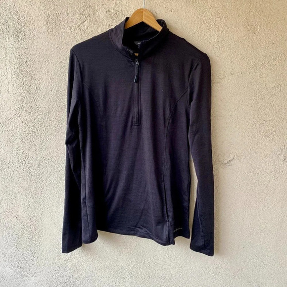 NWT Eddie Bauer Women's 1/4 Zip Pullover Sweatshirt Top Medium - Picture 1 of 7